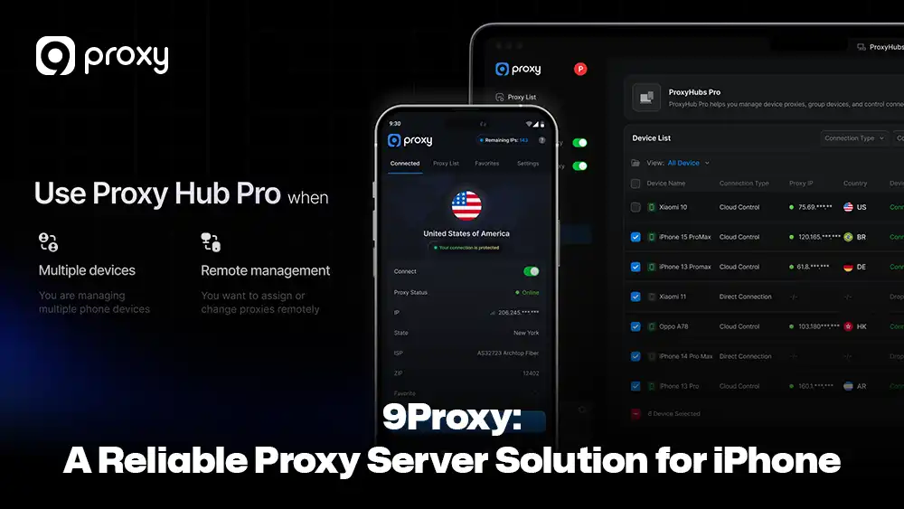 9Proxy: A Reliable Proxy Server Solution for iPhone