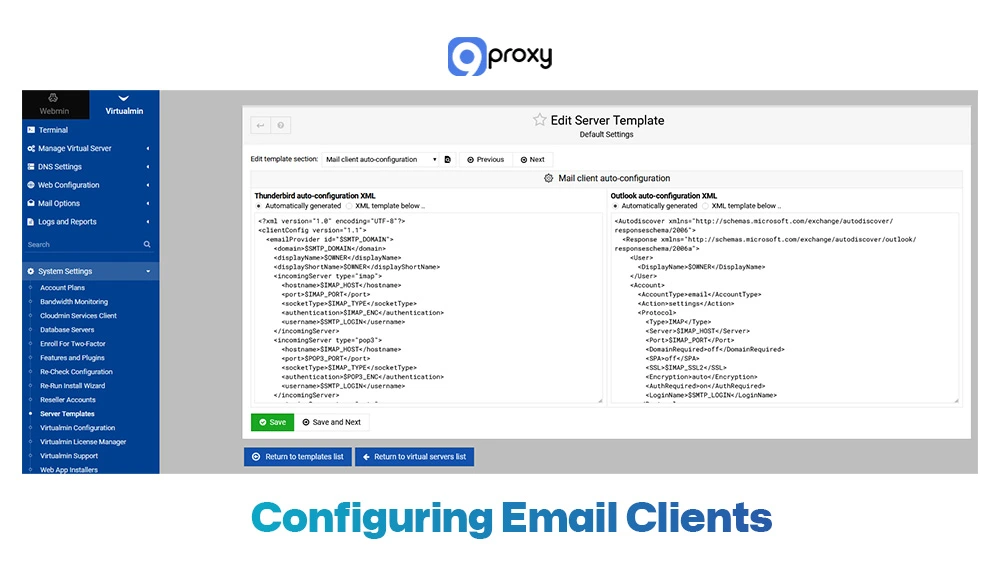 Configuring Email Clients