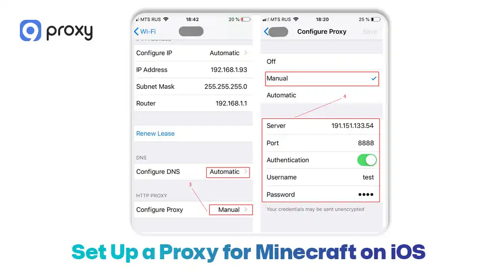Set Up a Proxy for Minecraft on iOS