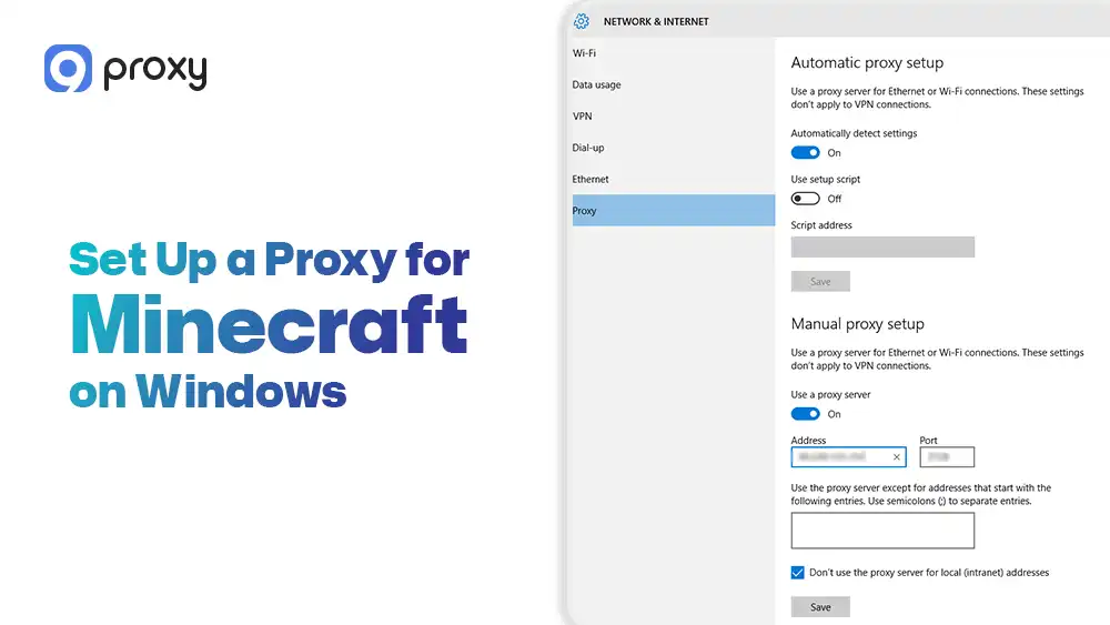 Set Up a Proxy for Minecraft on Windows
