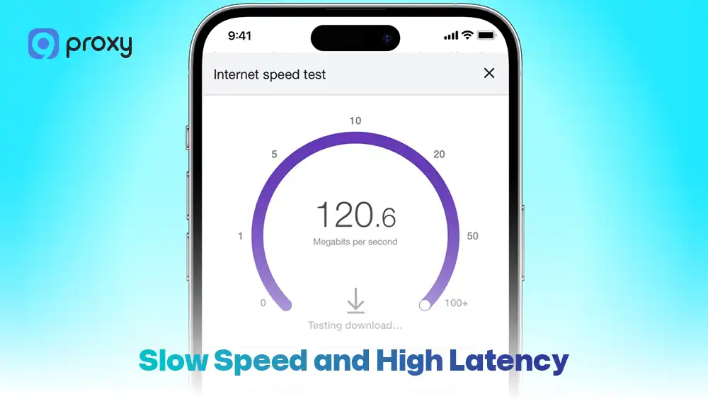 Slow Speed and High Latency