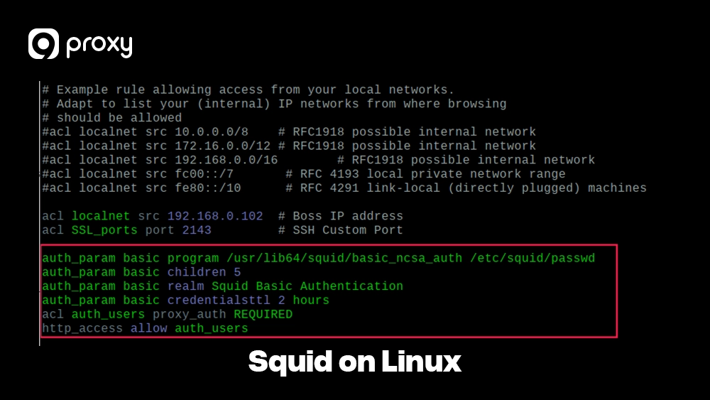 Squid on Linux