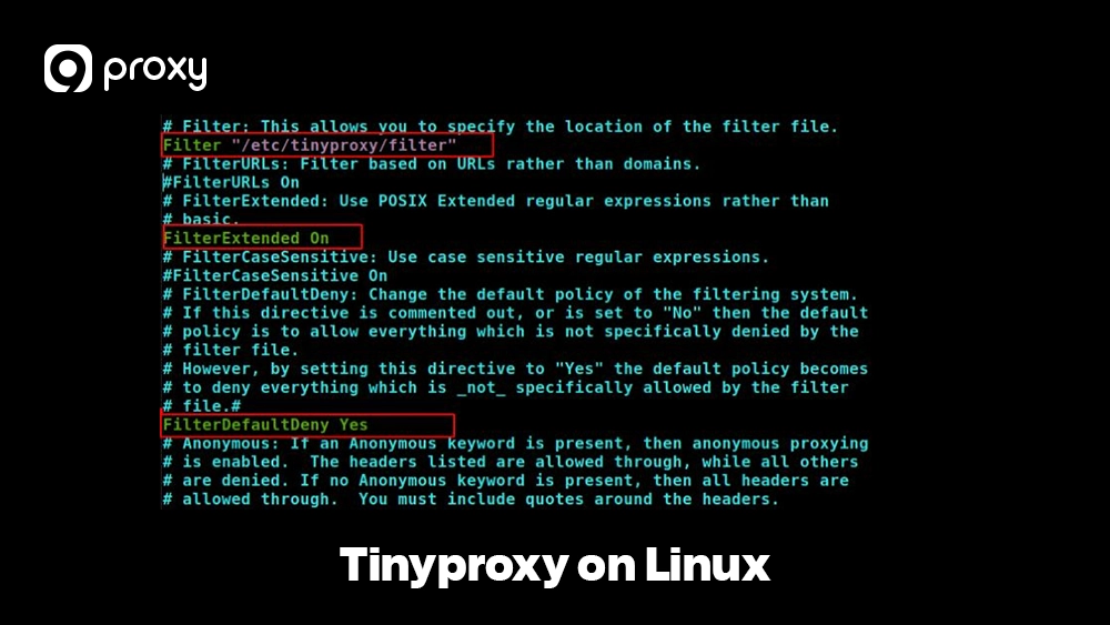 Tinyproxy on Linux