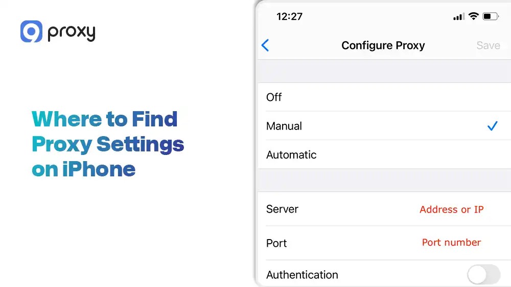 Where to Find Proxy Settings on iPhone