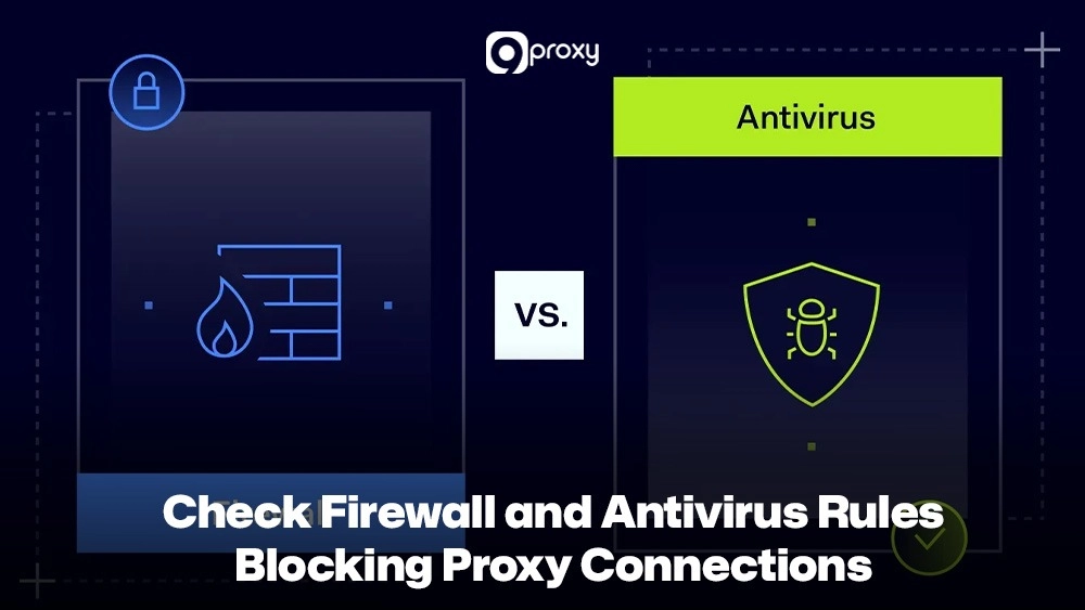 Check Firewall and Antivirus Rules Blocking Proxy Connections