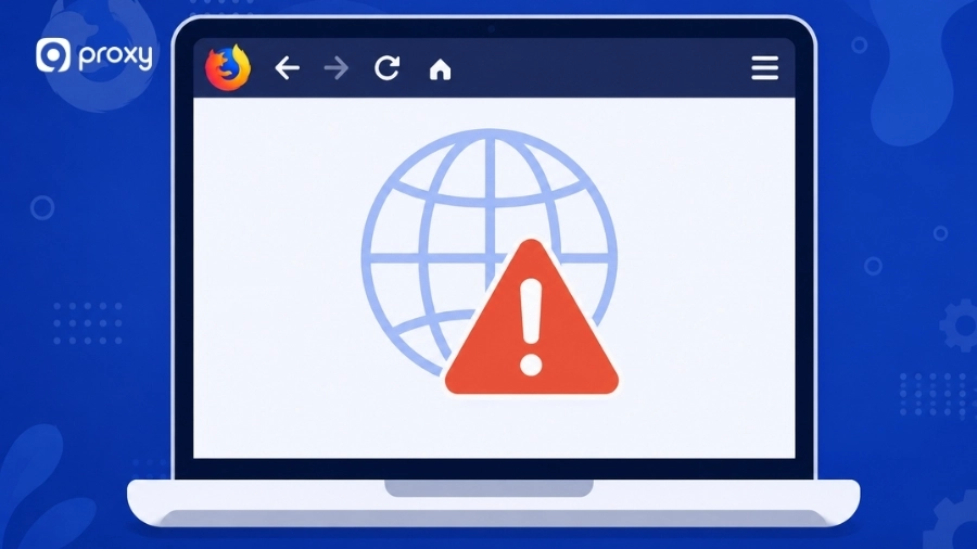 Fix Proxy Error in Firefox