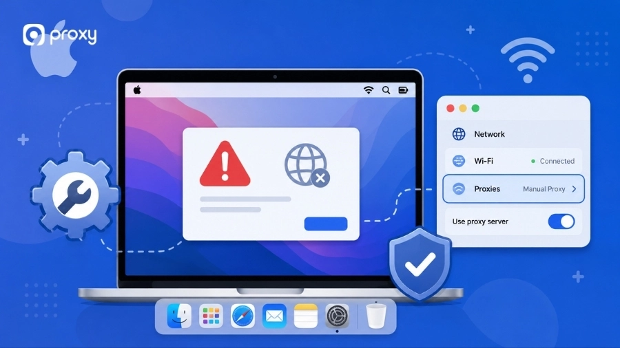 Fix Proxy Error on Mac