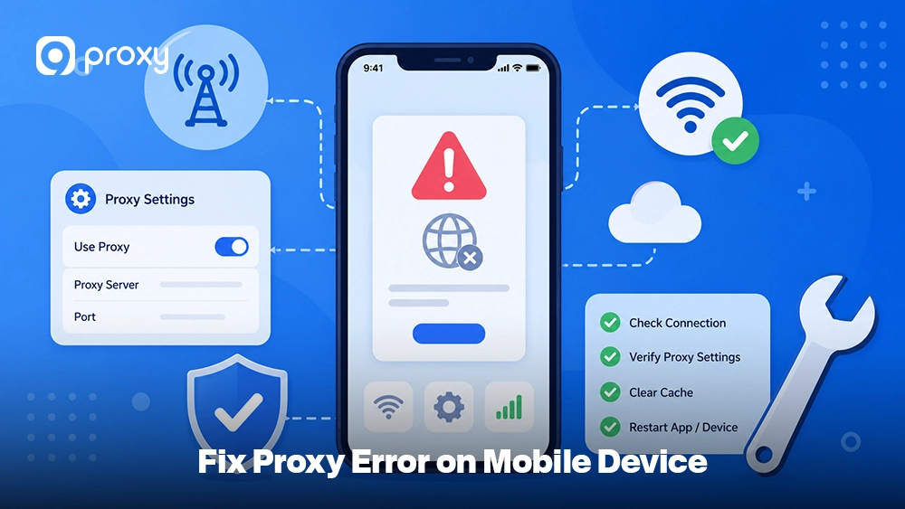 Fix Proxy Error on Mobile Device