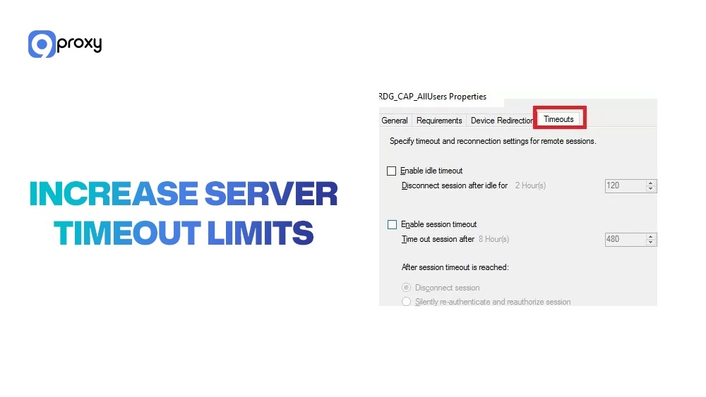 Increase server timeout limits