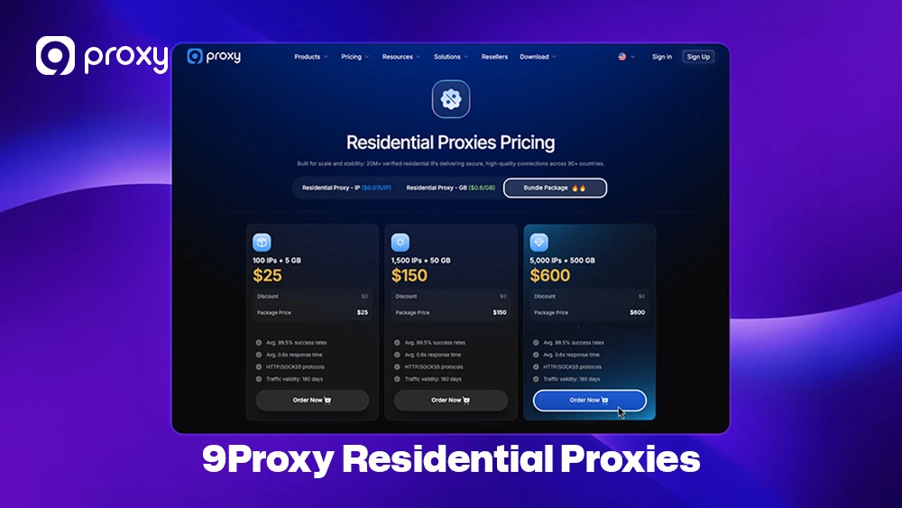 9Proxy Residential Proxies