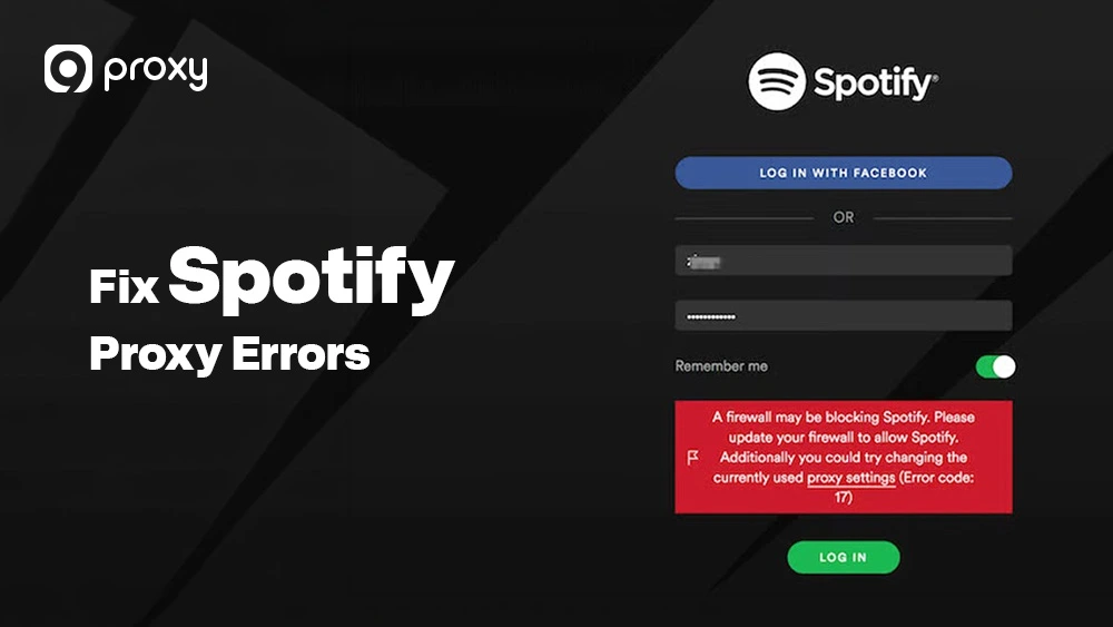 Fix Spotify Proxy Errors