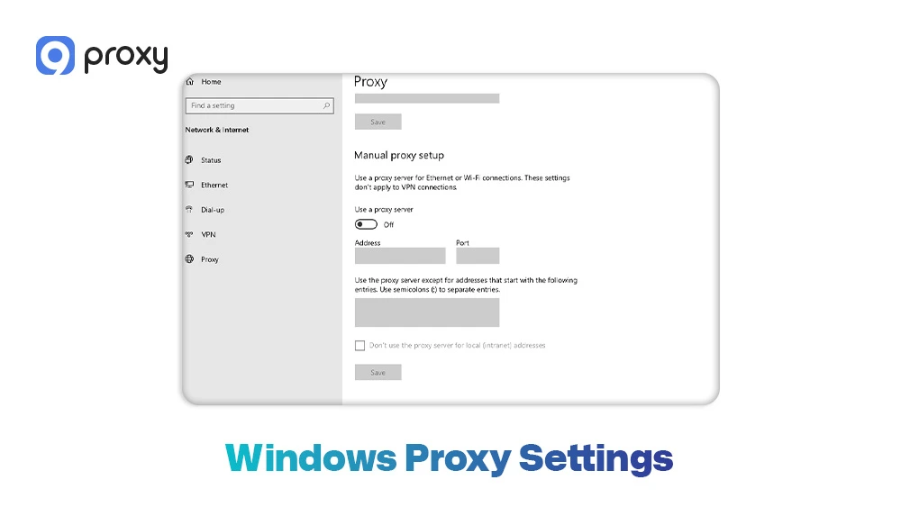 Windows Proxy Settings