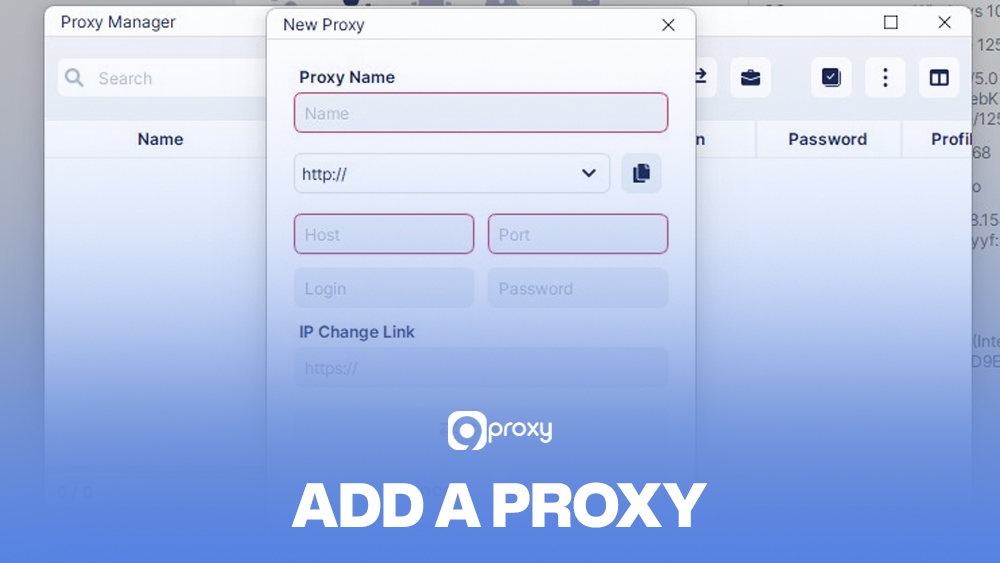 Add a proxy