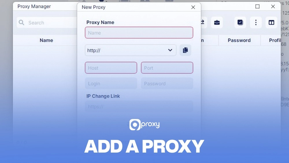 Add a proxy