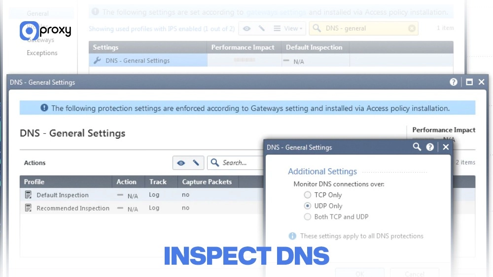 Inspect DNS