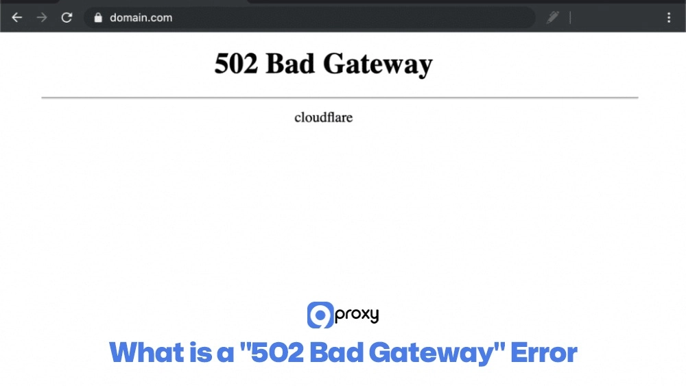 What is a "502 Bad Gateway" Error