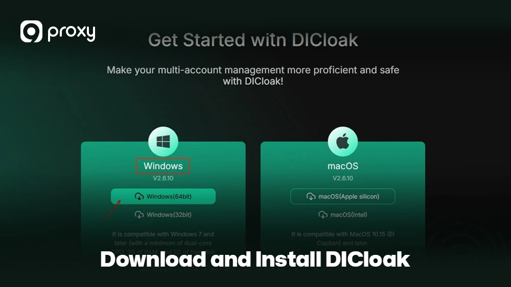 Download and Install DICloak