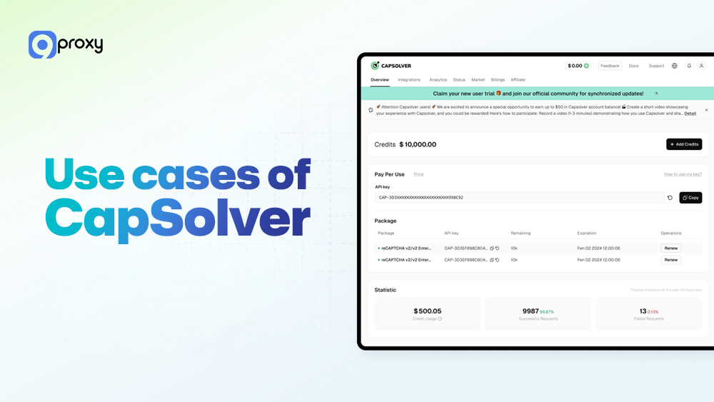 Use cases of CapSolver