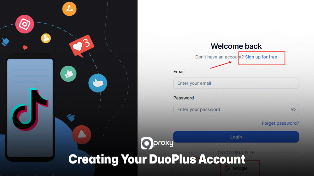 Creating Your DuoPlus Account