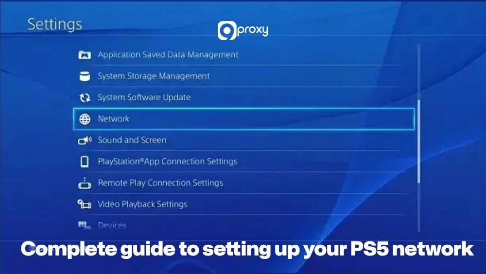 Complete guide to setting up your PS5 network