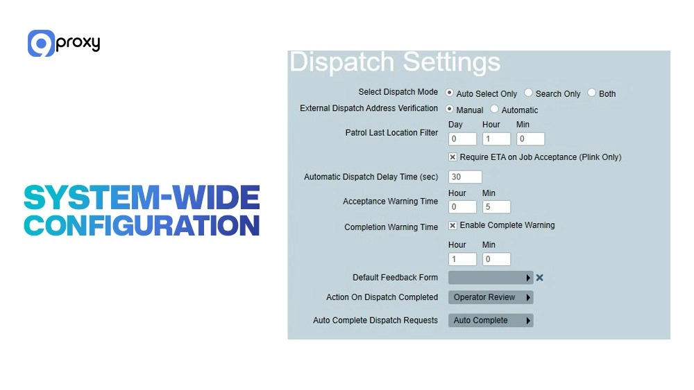 System-Wide configuration