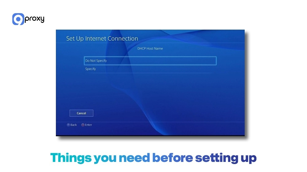Things you need before setting up