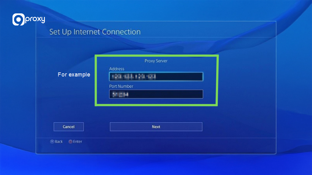Direct Manual Configuration on PS4