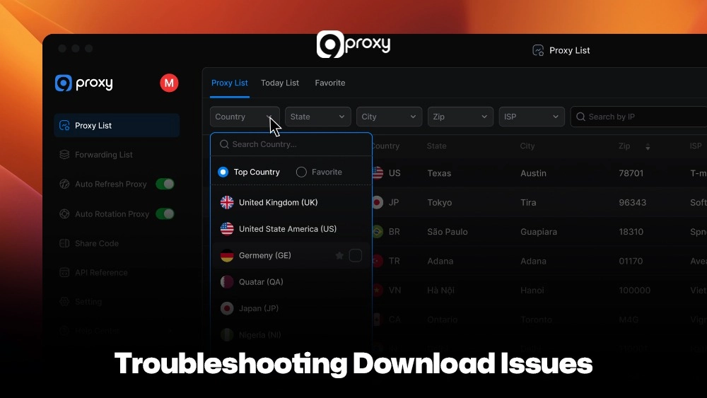 Troubleshooting Download Issues