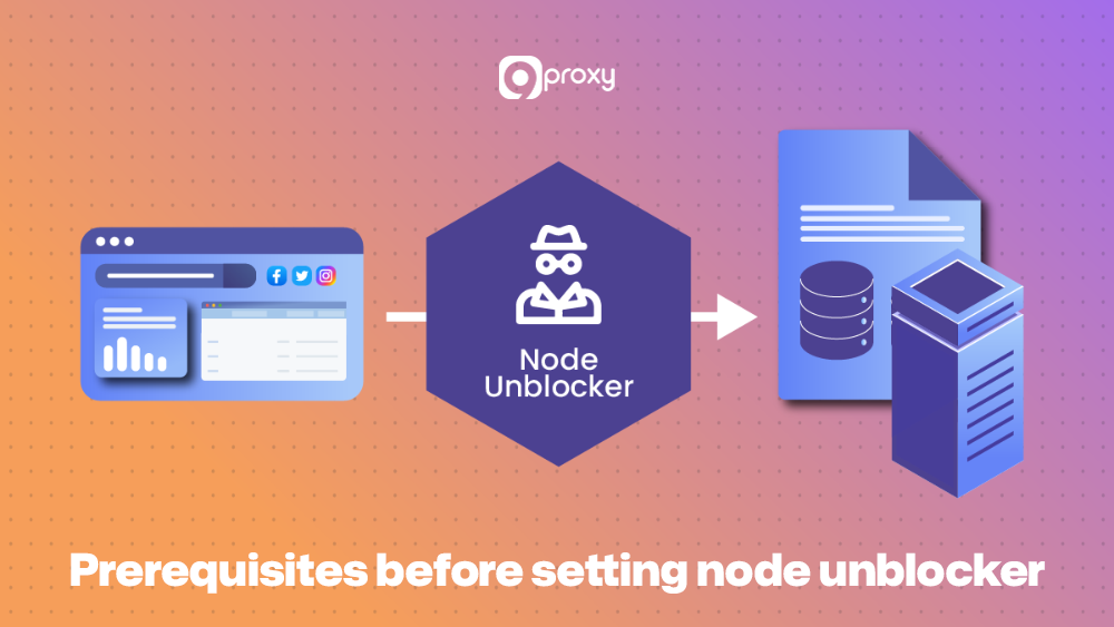 Prerequisites before setting node unblocker