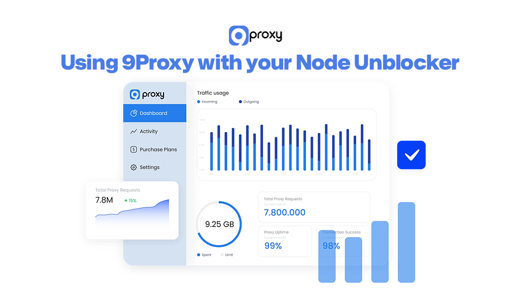 Using 9Proxy with your Node Unblocker 