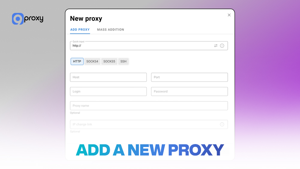 Add a new Proxy