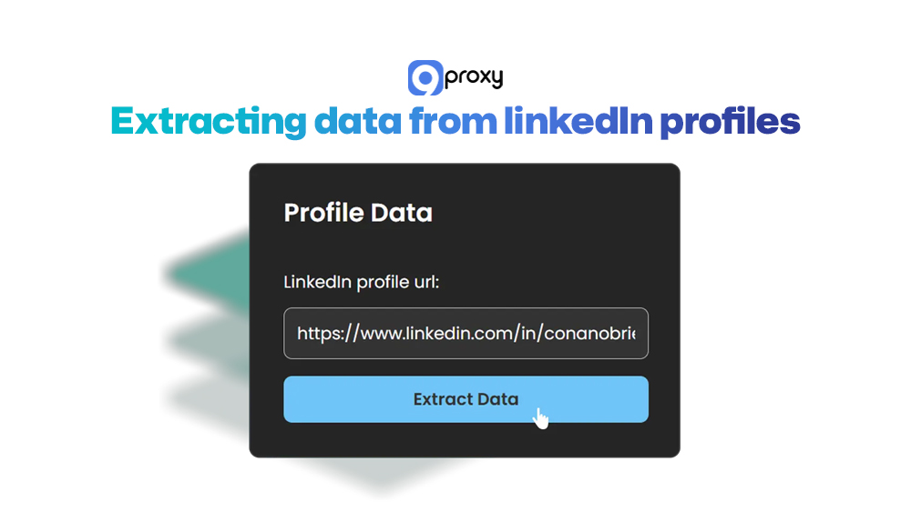 Extracting data from linkedIn profiles