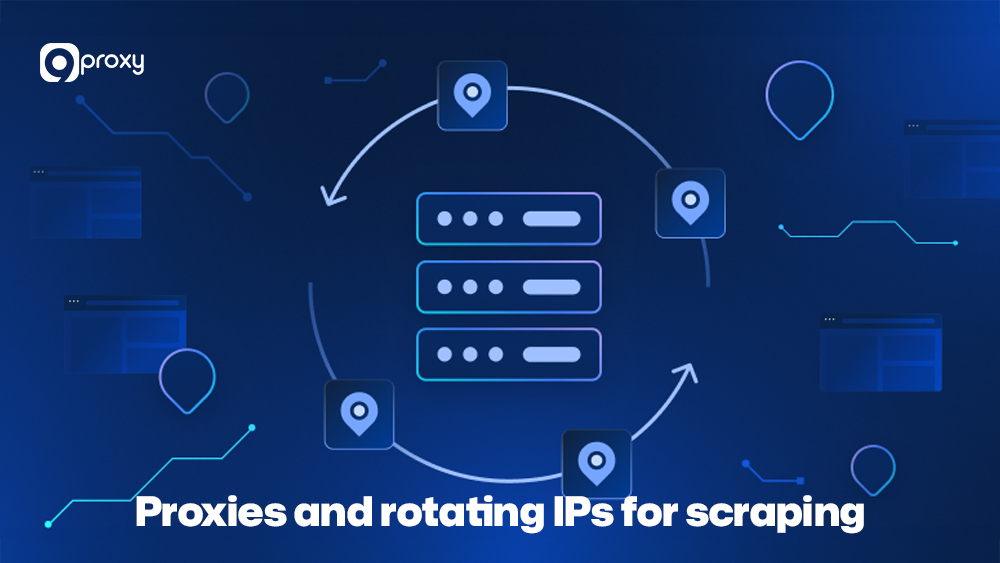 Proxies and rotating IPs for scraping