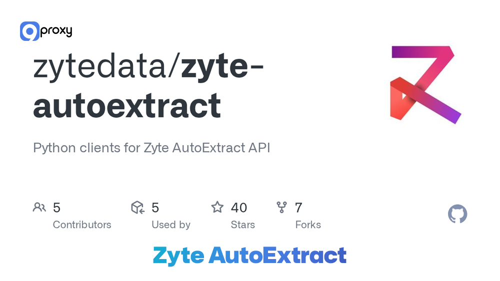 Zyte AutoExtract