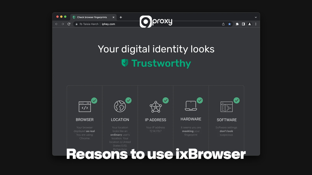 Reasons to use ixBrowser