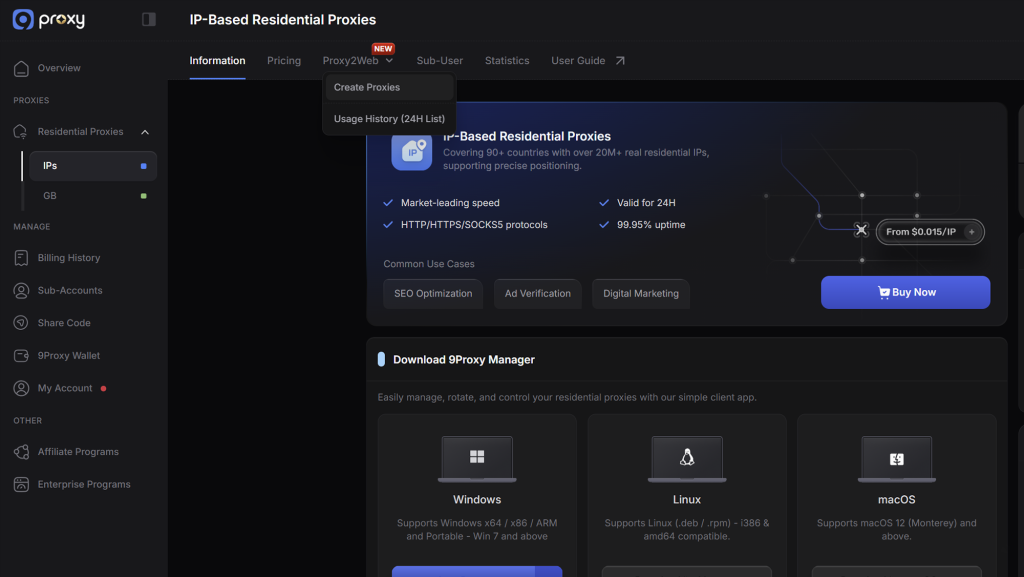 Overview of Proxy2Web