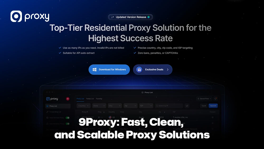 9Proxy: Fast, Clean, and Scalable Proxy Solutions