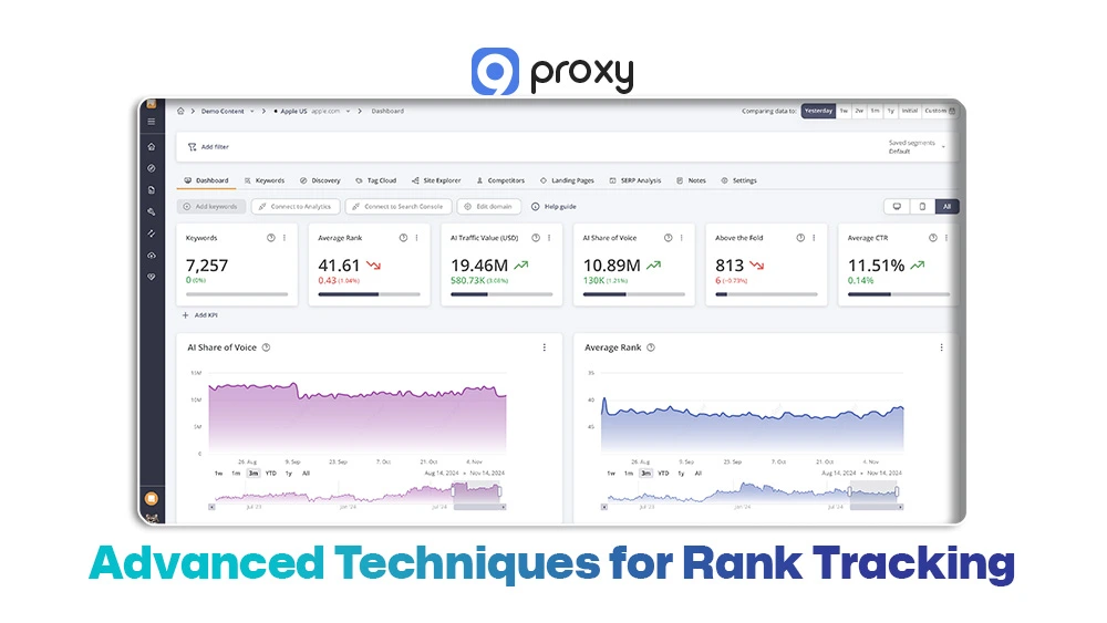 Advanced Techniques for Rank Tracking