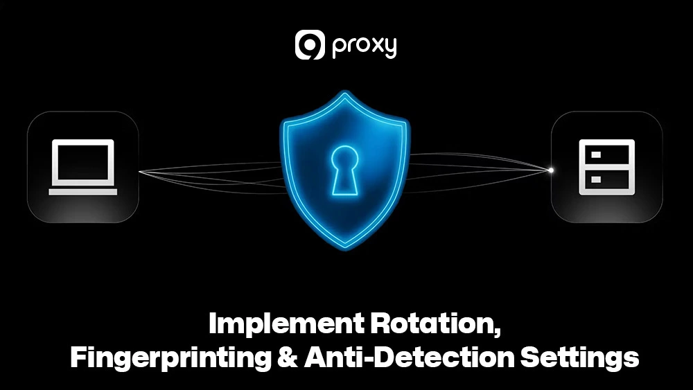 Implement Rotation, Fingerprinting & Anti-Detection Settings