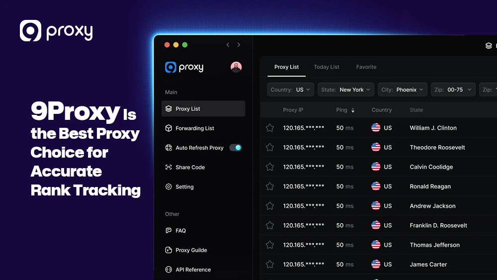 9Proxy Is the Best Proxy Choice for Accurate Rank Tracking