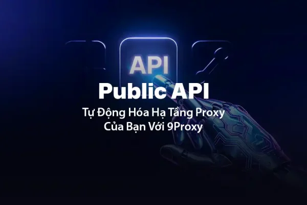 Cách Tự Động Hóa 9Proxy: Hướng Dẫn Sử Dụng Public Api Mới