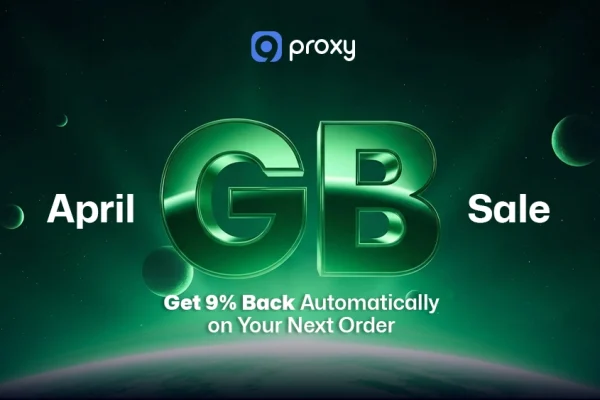 April GB Sale: Get 9% Back Automatically on Your Next Order