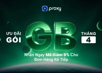 Gói Ưu Đãi GB Tháng 4: Nhận Hoàn 9% Cho Đơn Hàng Tiếp Theo