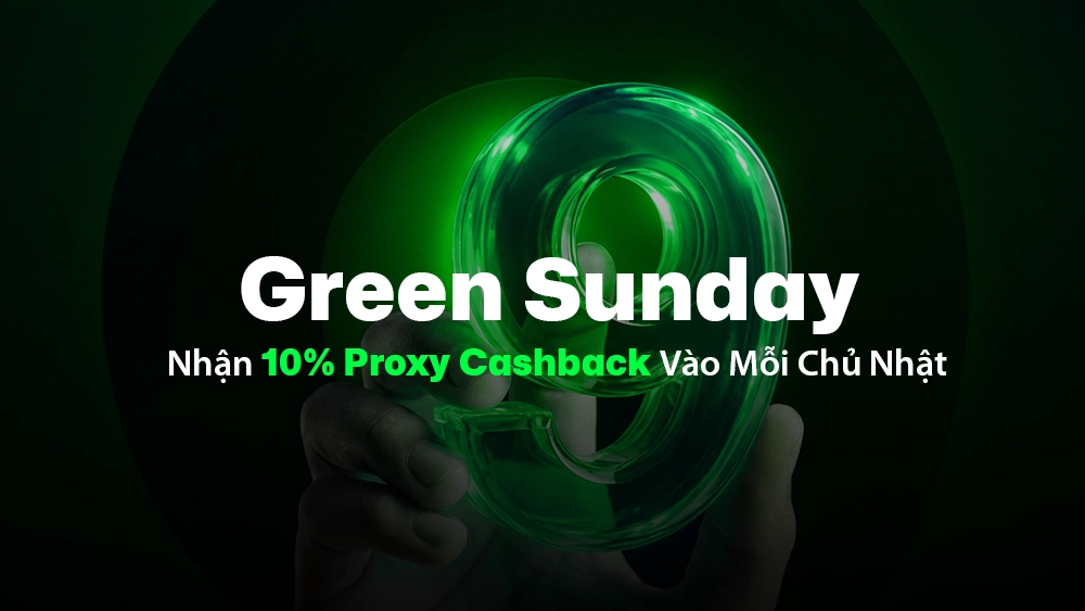 Green Sunday：如何在每周日获得 10% 代理返现