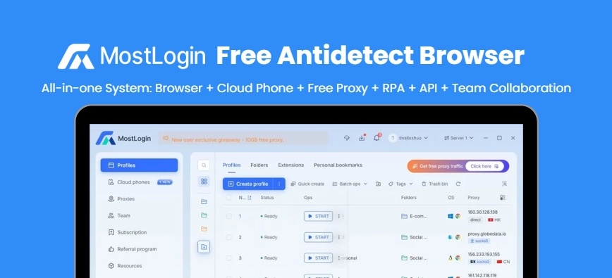 MostLogin Review 2026: Free Anti-Detect Browser for Multi-Account Automation