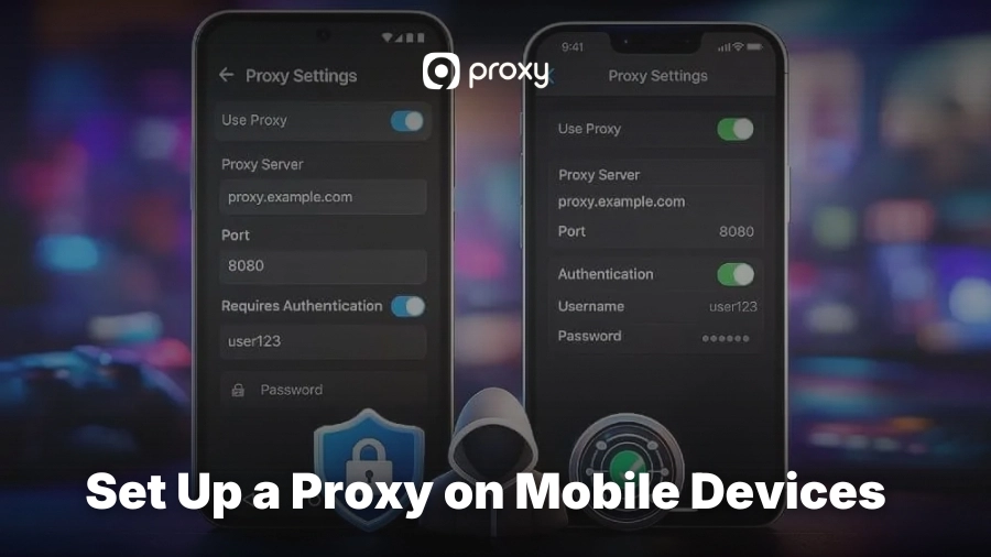 Set Up a Proxy on Mobile Devices