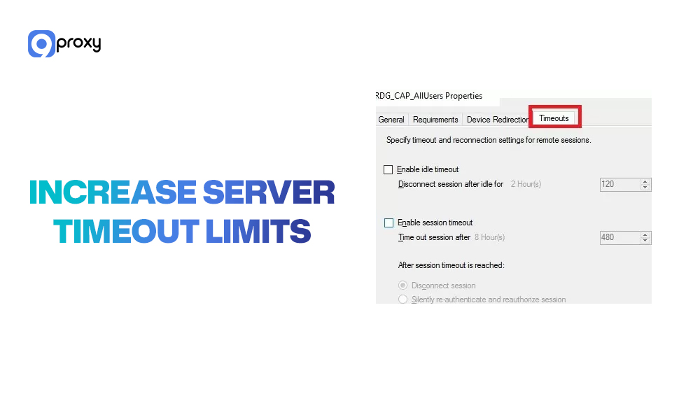 Increase server timeout limits