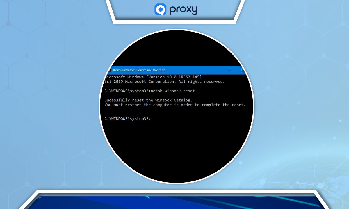 Refresh your network settings and clear old connection data