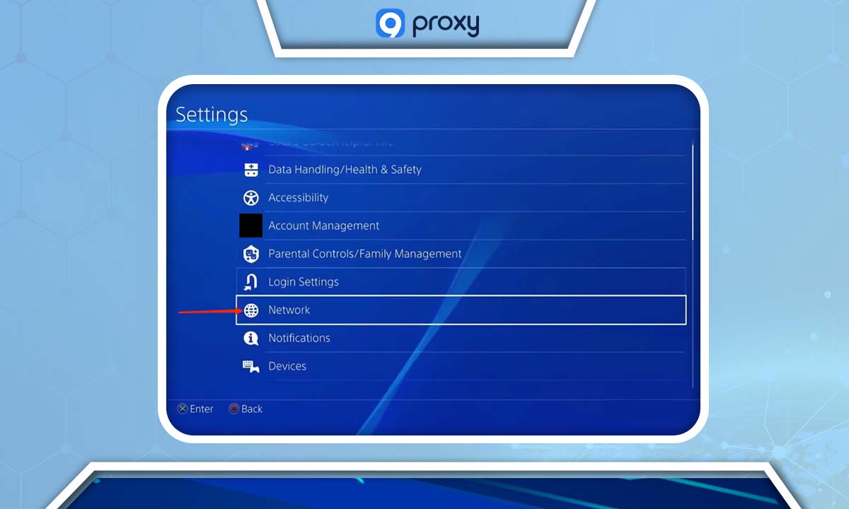 Access Network Settings