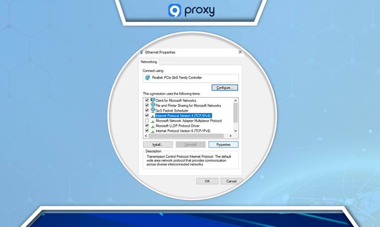 Internet Protocol Version 4 (TCP/IPv4)